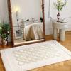 High-Grade Flocking Tufted French Carpet: Bedroom, Bay Window, Bedside Rug - Water Absorbent & Anti-Slip for Home & Living Room