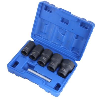 6 ks Odstraňovač matic kol pro odstraňování poškozených zrezivělých šroubů matic šroubků Odstraňování zámků kol Údržba 17MM 19MM 21MM 22MM 27MM