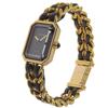 Chanel Premiere L Watches H0001 Black blackDial Plated Gold/leather Quartz Analog Display Women Used