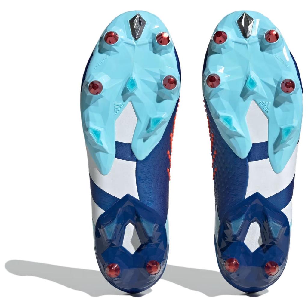 Adidas Predator Accuracy.1 Zapatos de Fútbol Unisex Suaves Cómodos Antideslizantes Ligeros Azul Blanco IF2291