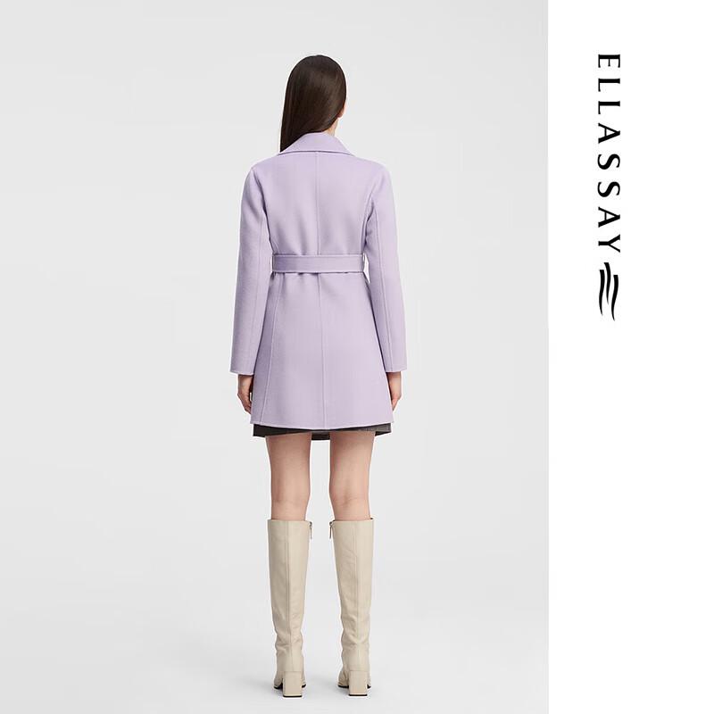 ELLASSAY Women's Wrap Double-Faced Wool Coat EWE344D00200