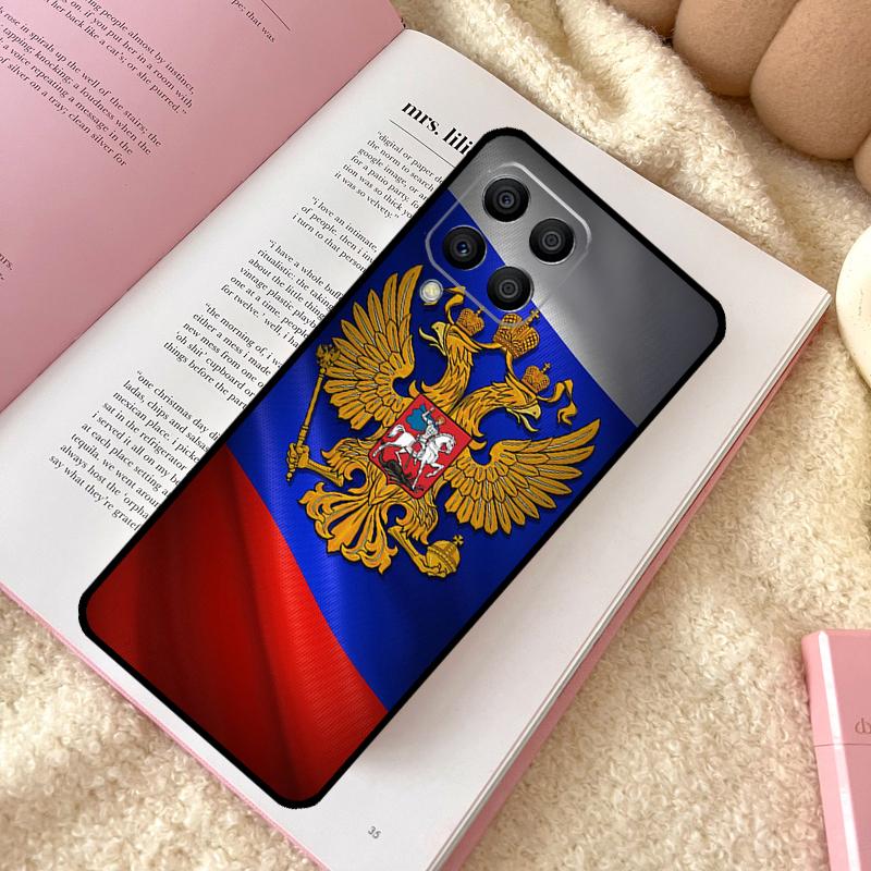 Russia Russian Flags Emblem Case For Samsung Galaxy M12 M14 M11 M13 M15 M06 M16 M36 M56 M31 M53 M32 M52 M35 M55 M34 M54