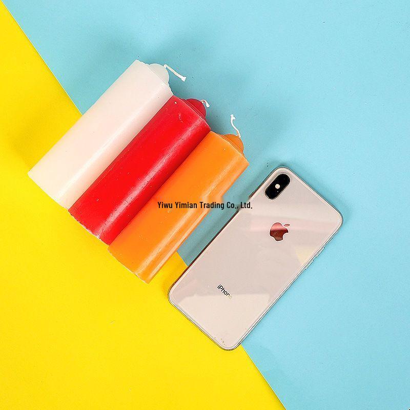 Smokeless Odorless Cylinder Candles for Power Outages, Weddings, Birthdays, New Year, and Decoration