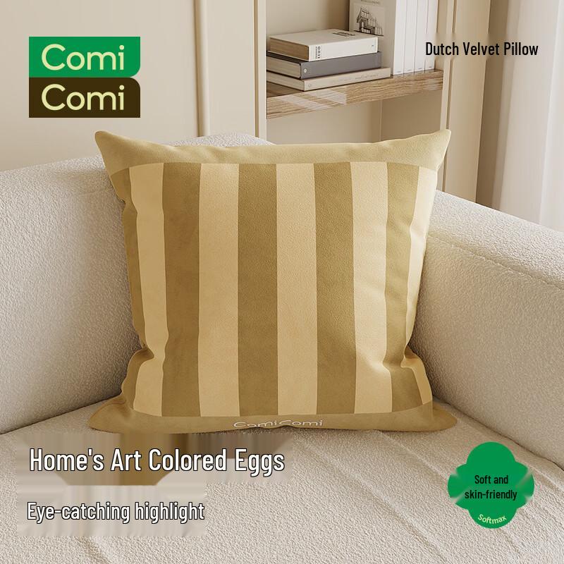 Бархатная декоративная подушка COMICOMI 45x45cm (with insert)