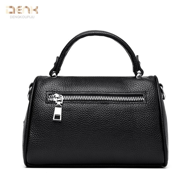 Genuine Leather Single-shoulder Bag Fashionable Ladies' Bag Large Capacity Crossbody Pillow Women's Bag Cowhide Handbag