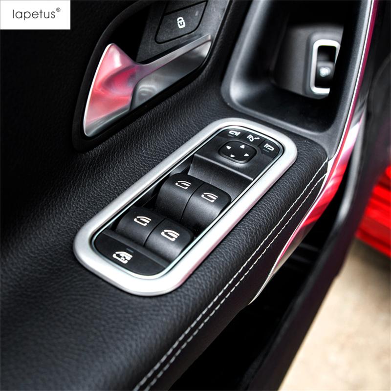 Car Window Lift Glass Switch Button Panel Frame Decoration Cover Trim Accessories For Benz A Class W177 A200 A220  - 2024