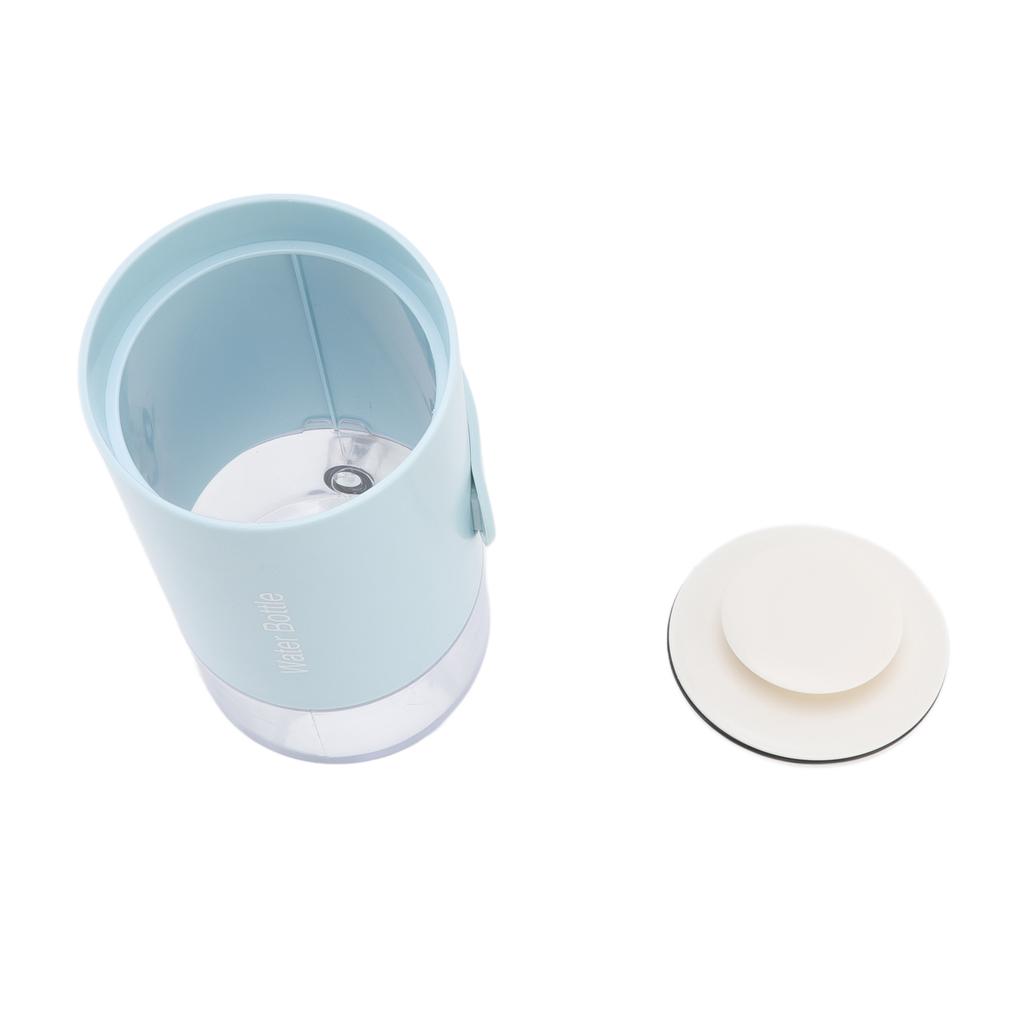 Trinkbrunnen für Haustiere, automatisch, tragbar, zum Aufhängen, für Katzen und Hunde, Blau, 500 ML