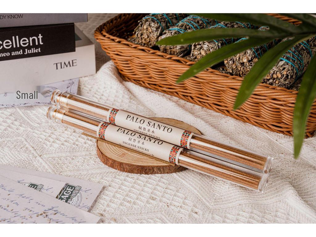 Bețișoare de Aromaterapie cu Salvia Albă și Salvia Albastră cu Cedru Californian și Lemn Sfânt pentru Meditație și Demagnetizarea Cristalelor