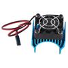 36mm Diameter Heat Sink Cooler Heat Fin for 1 10 RC Car 540 3650 3660 3670 MotorBlue