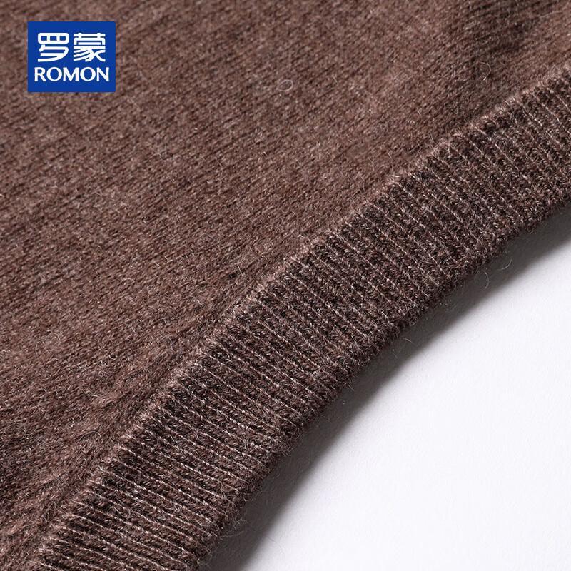 ROMON Men's 100% Cashmere V-Neck Knitted Vest