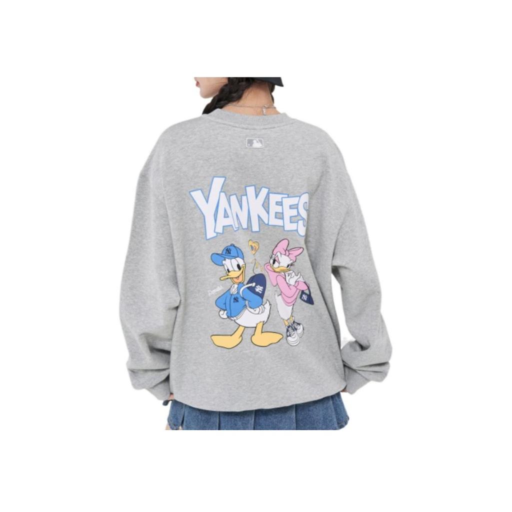 New Disney X MLB X Disney Collaboration Sweatshirts Unisex Gray 3AMTD1114-50MGS