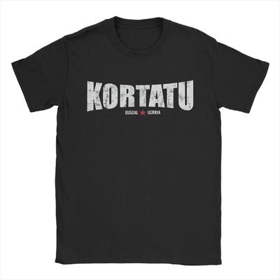 Kortatu Band T-Shirts für Männer Frauen 100% Baumwolle Freizeit T-Shirts Rundhals T-Shirt Kurzarm Tops 6XL
