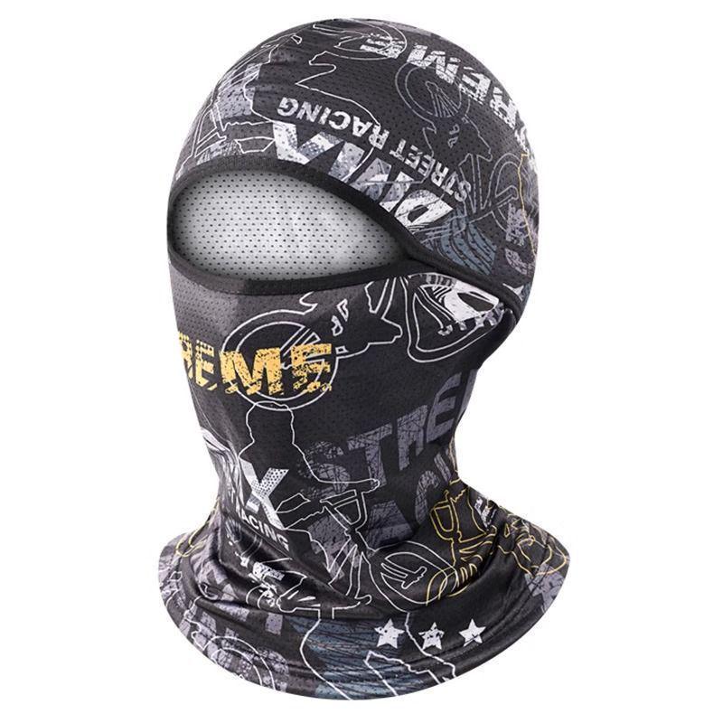Unisex Ice Silk Sun Protection Face Mask & Neck Gaiter for Cycling, Fishing, Motorcycle, and Summer Activities.