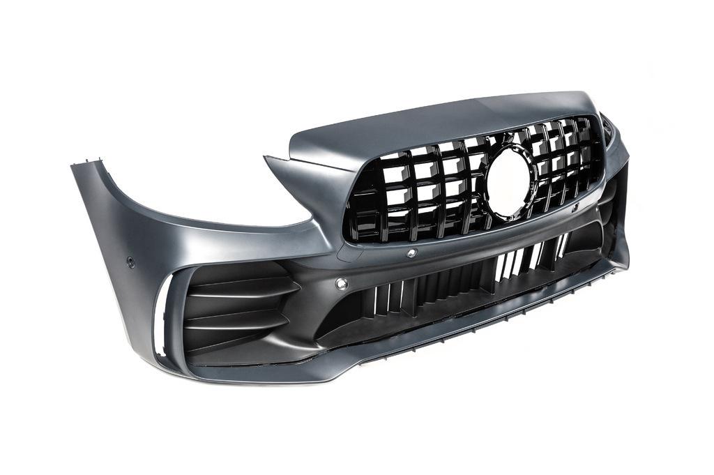 Передний бампер в сборе (дизайн C63 GT) для Mercedes C-сlass W205 2014-2021 гг