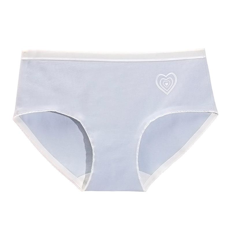 

Женские бесшовные трусики-слипы со средней посадкой, антибактериальной ластовицей и дышащие XL аква голубой