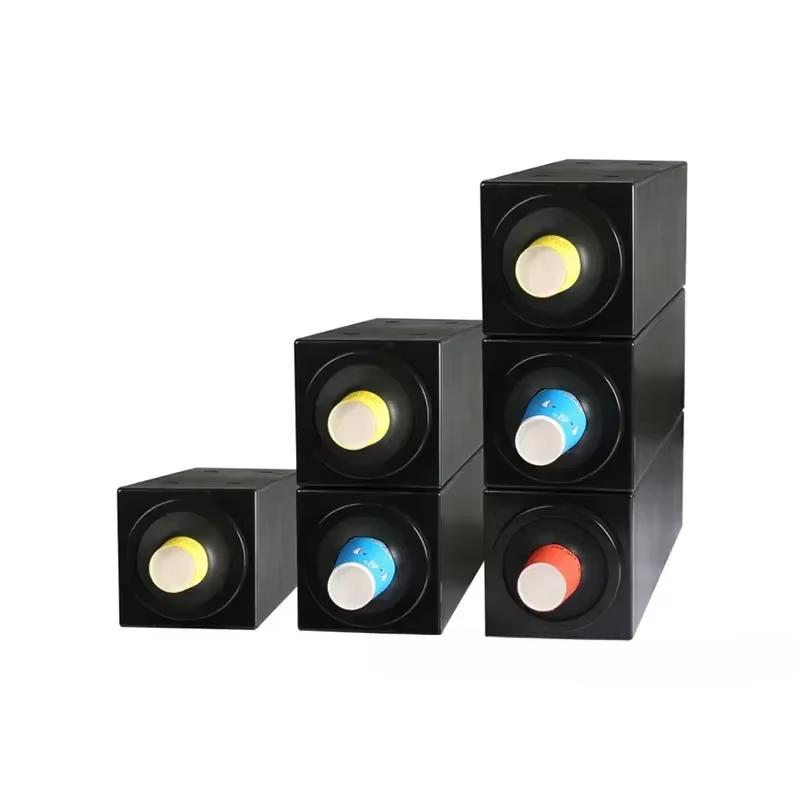 Four-grid Cup Holder Milk Tea Coffee Shop  Holder Foldable Cup Holder Disposable  Storage Rack Plastic Paper  Stand