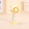 USB Rechargeable Mini Silent Cartoon Handheld Fan for Children - Portable Desktop Electric Toy Fan