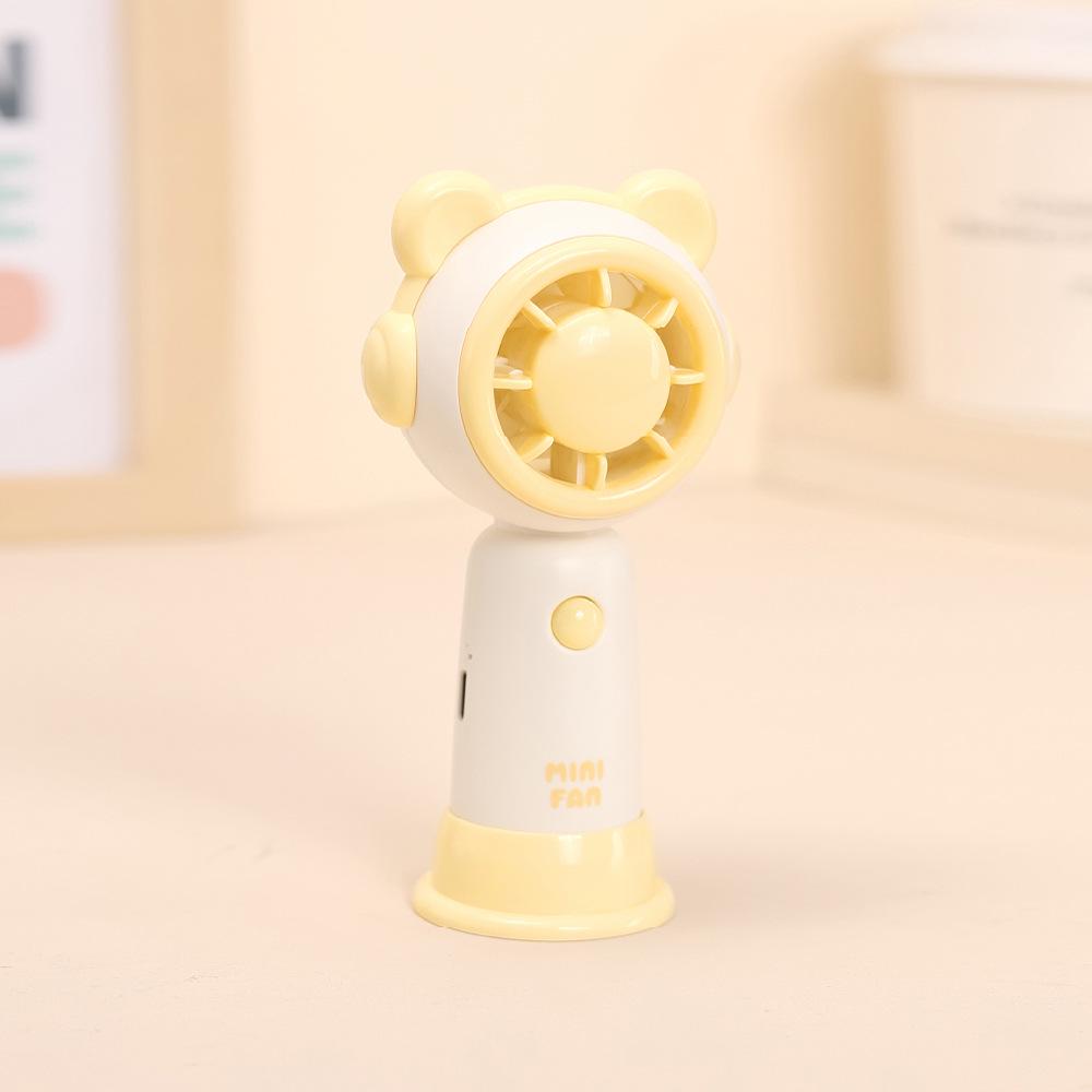 

USB Rechargeable Mini Silent Cartoon Handheld Fan for Children - Portable Desktop Electric Toy Fan Factory/Wholesale/Trade/Cross-border