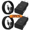 2x Lot For Samsung Galaxy S21 S20 A51 A14 A13 5G A12 Fast Charger & USB-C Cable 15W