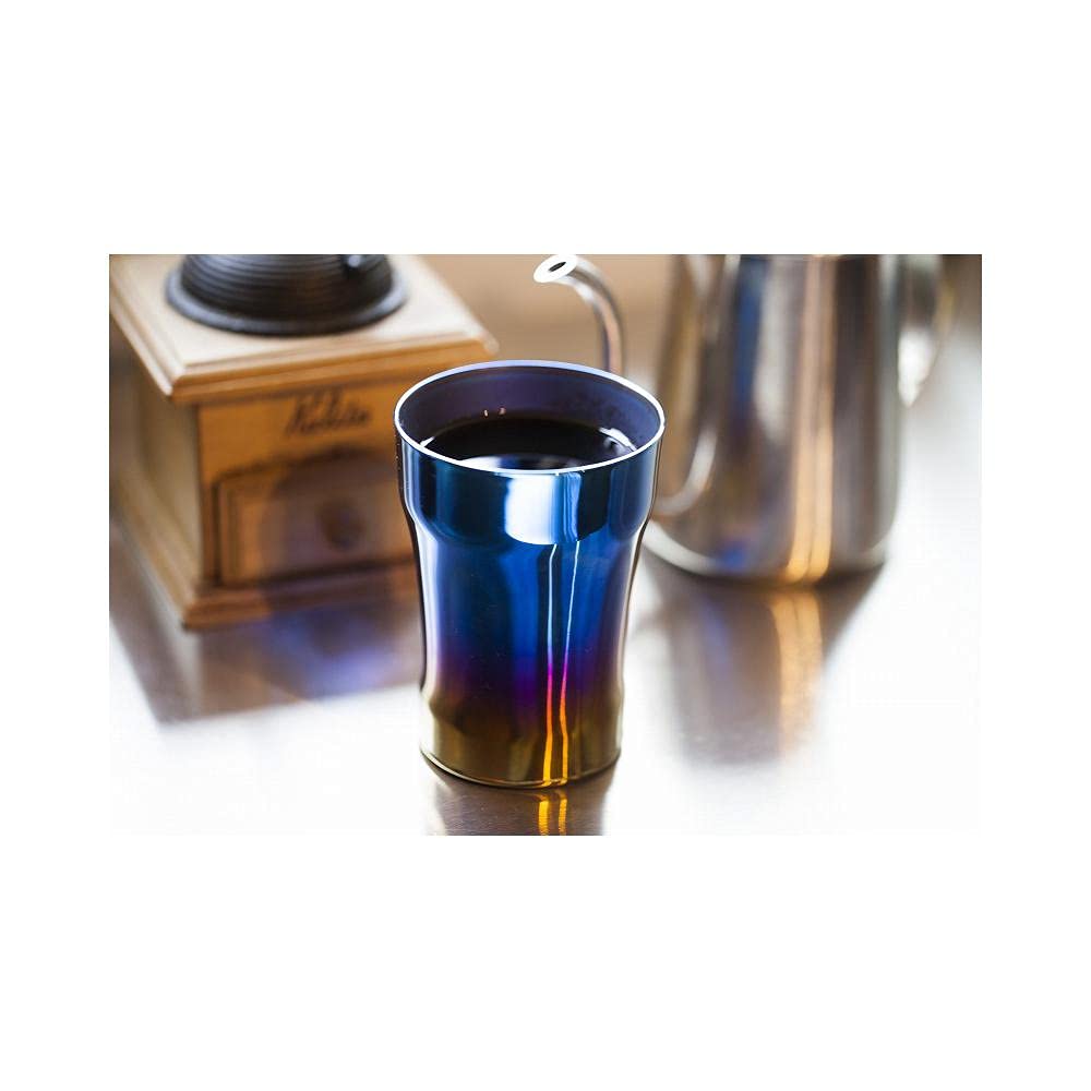 Craft Armadillo MAVERICK Titanium Tumbler Mini Blue Hollow Double Structure