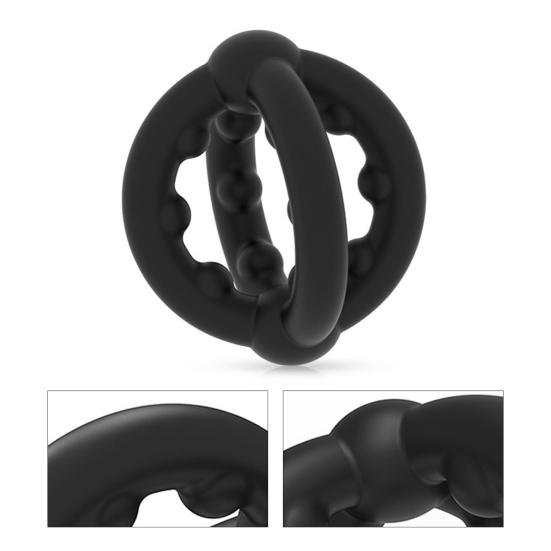 Yousheng Scrotum Ring Help Erection Easy to Clean Silicone Dick Delay Ejaculation Penis Sleeve for Men Gay