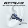 Clip-on Bone Conduction Earphones LED Surround Sounds Wireless Bluetooth 5.3 Headphones Noise Reduction Headsets Sports Earbuds