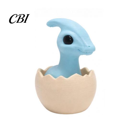 Pocket Size Clicker Toy Dinosaur Egg Fidget Toy, 3D Printed Dino Eggshell Finger Clicker, Push Button for Anxiety Stress Relief