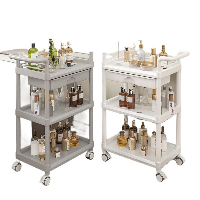 High-End Friseurtrolley: Bewegliches Aufbewahrungsregal für Schönheitswerkzeuge für Salon & Gesundheitszentrum