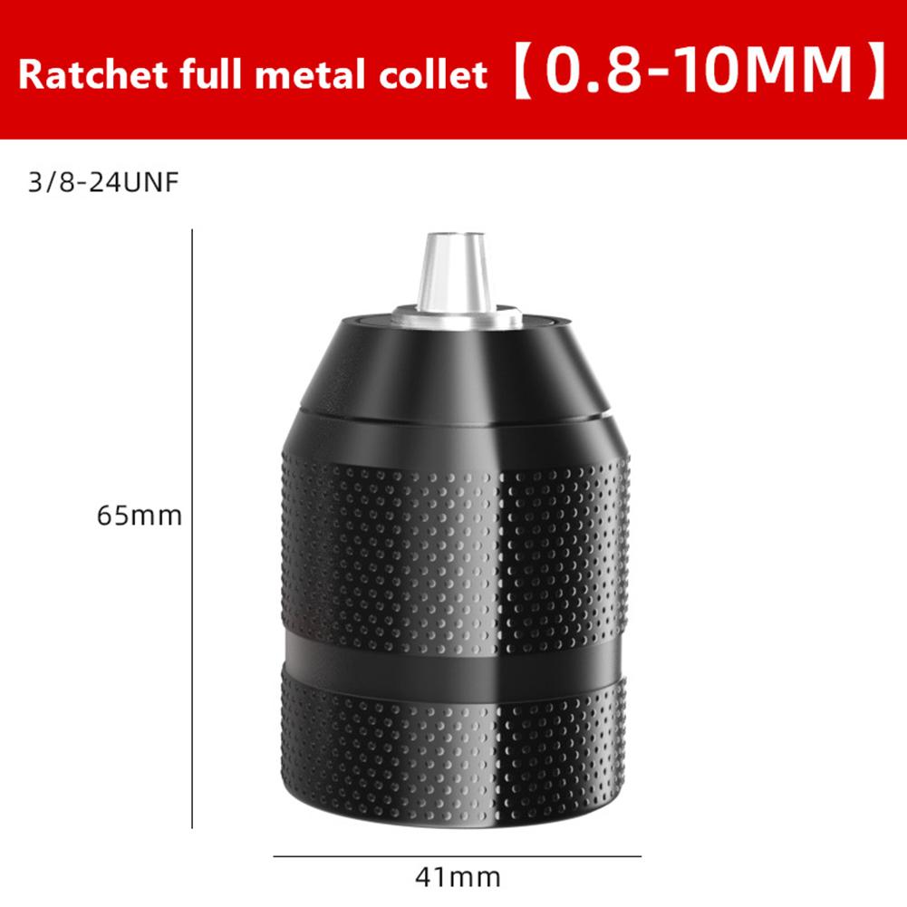 Professional Metal Heavy Duty 1/2-20UNF 0.8-13mm Keyless Drill Chuck Hex Shank/SDS/Socket Square Female Adapter Hardware Tools