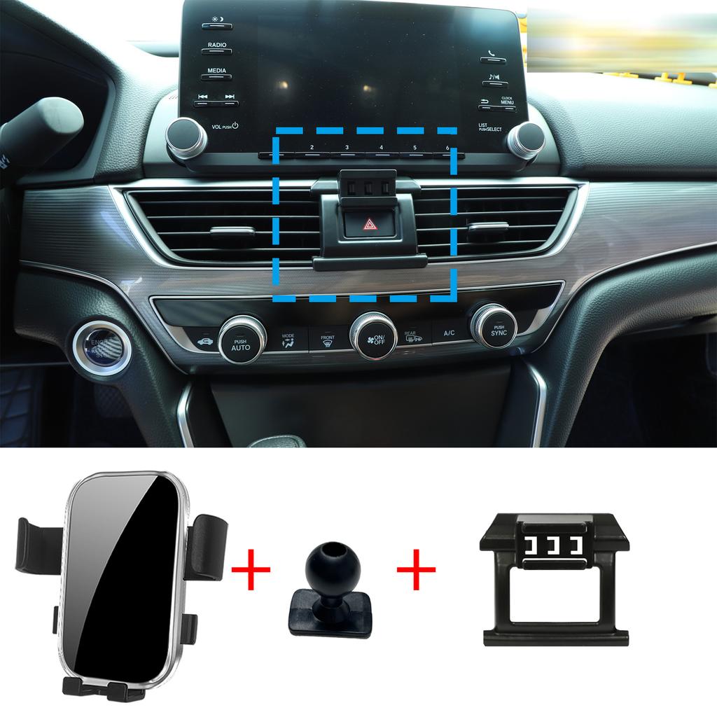 GPS Bracket Navigation Stand Auto Accessoriesr for Honda Accord 10th Gen 2018     Car Mobile Phone Holde