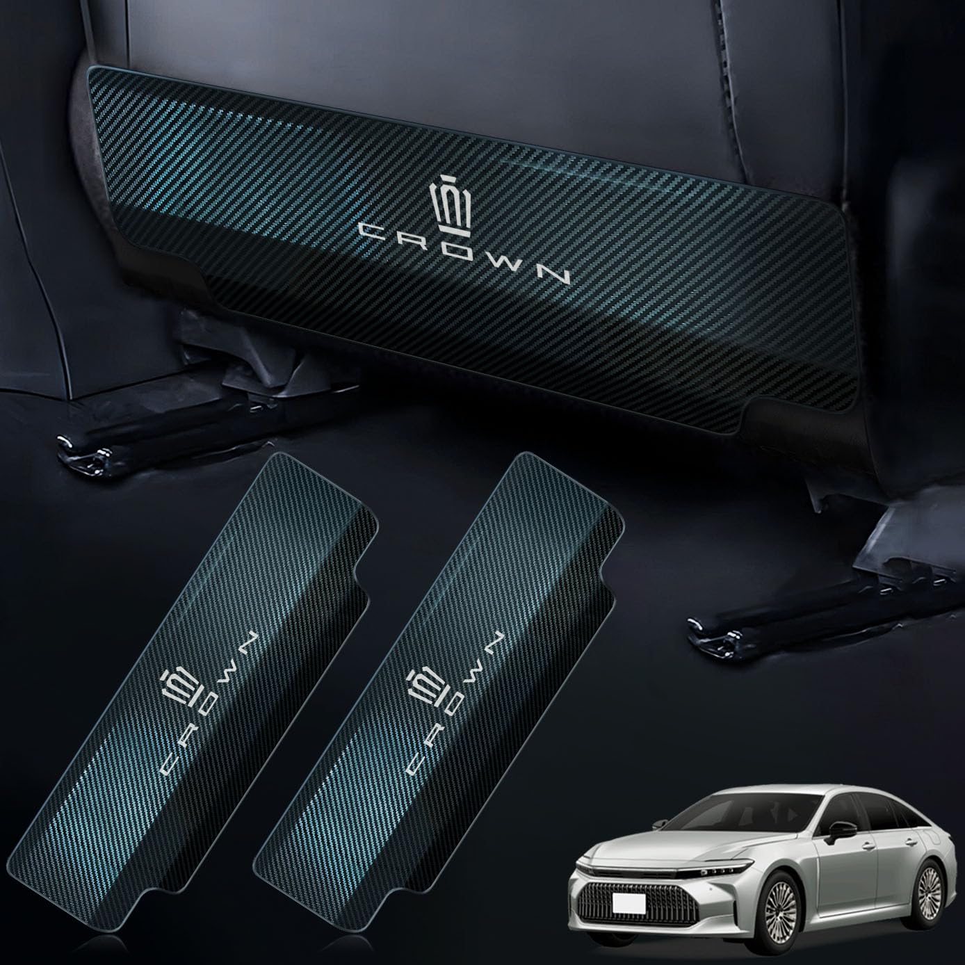 

HUDIY Защита от пинков, New Crown, Спорт/Кроссовер, 35-я серия, Специальная накладка из нержавеющей стали для спинки сиденья от пинков CROWN