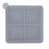 Stampo in Silicone a 6 Scomparti per Cubetti di Ghiaccio e Pappe per Bambini - Stampo di Grande Capacità per Uso Domestico