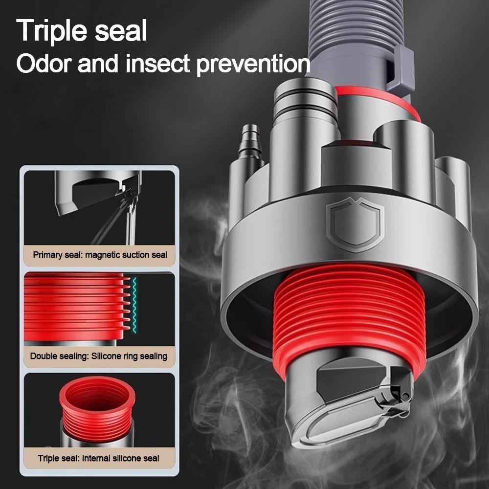 5 In 1 Kitchen Basin Sewer Branch Washing Machine Drainage Supplies