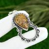 Mothers day Deal Mariam Jasper Stone 925 Silver Bezel Anniversary Sister Pendant