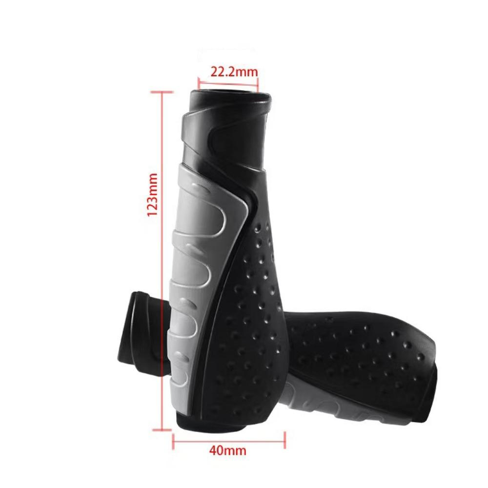 1 Pair Anti-slip Bike Handlebar Grips Rubber Handlebar Cover Bike Grip Sleeve Cycling Accessories