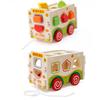 Wooden Shape Sorting Learning Box Children Educational Interactive Festival Gift
