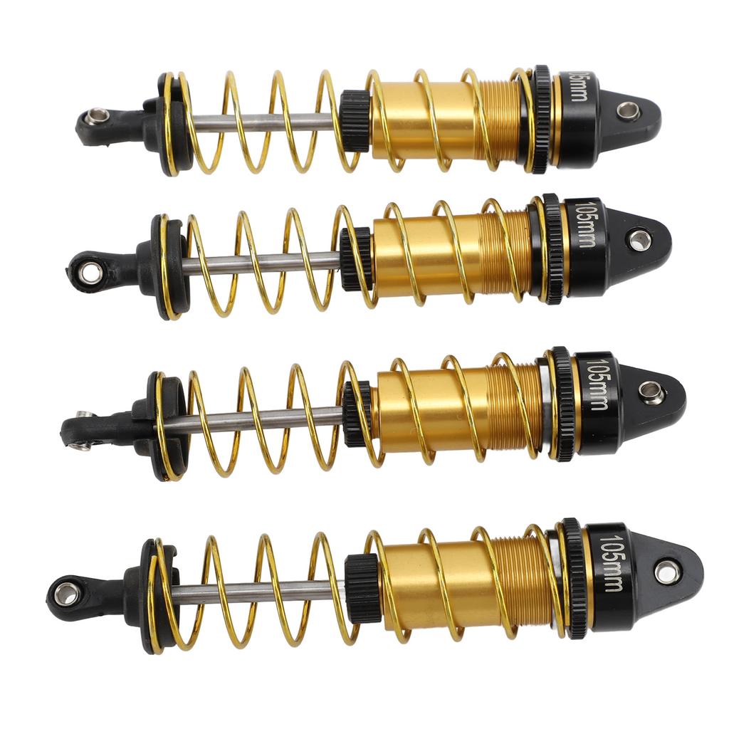4Pcs RC Shock Absorber for SCX10 Replacement Front Rear RC Shock Absorber Spring Damper for 110 RC