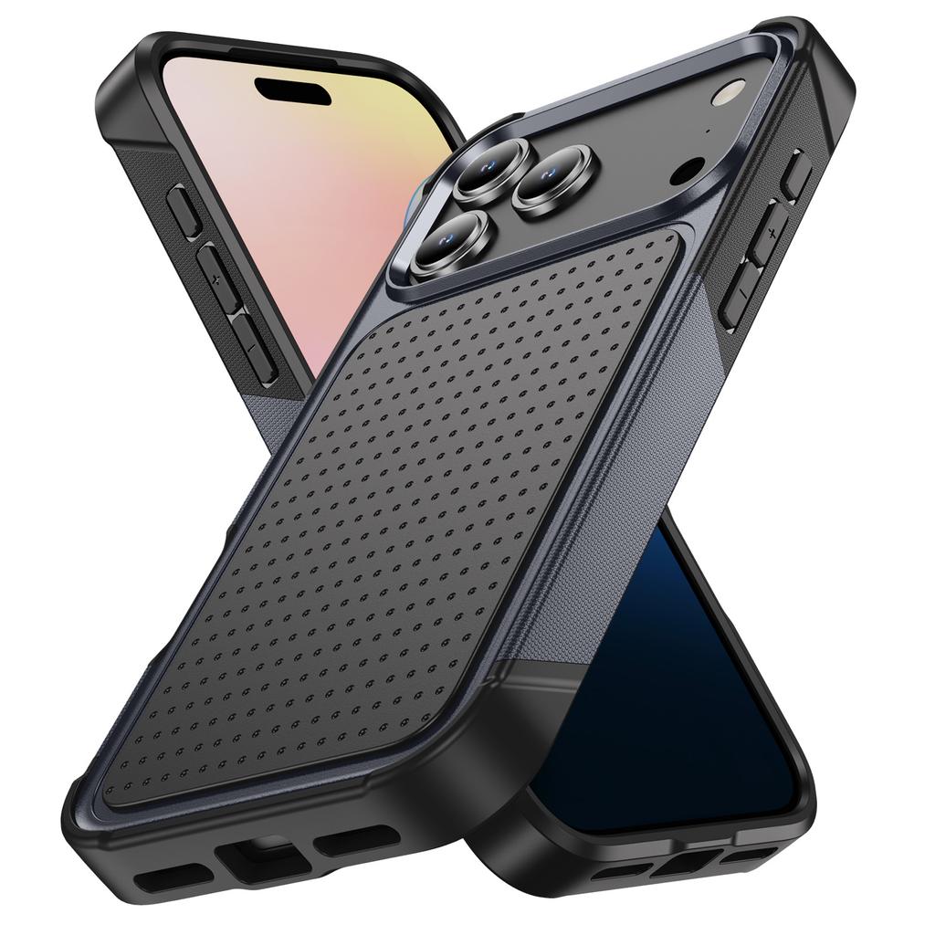 Luxury TPU PC Armor Rugged Phone Case for iPhone 17 Pro Max 16 Plus 15 14 13 12 11 Anti-drop Protect Shockproof Slim Fit Cover