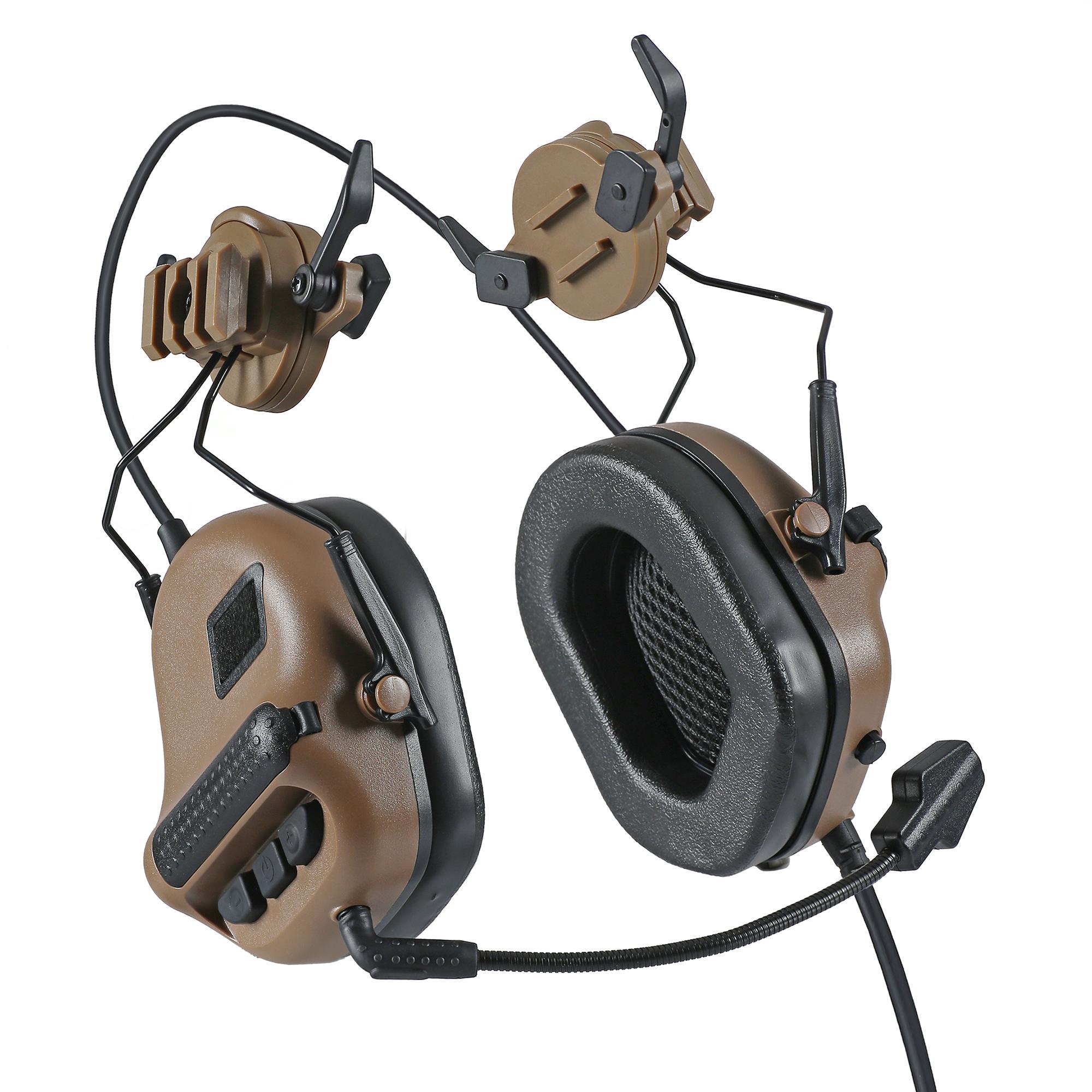 

ARM NEXT F20 Стрілецькі навушники Тактична гарнітура для шолома Електронний захист слуху Мисливські навушники з шумопоглинанням