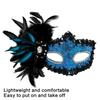 Halloween Costume Mask Feather Mask Masquerade Mask Party Mask Venetians Mask Rhinestones Mask Half Face Mask