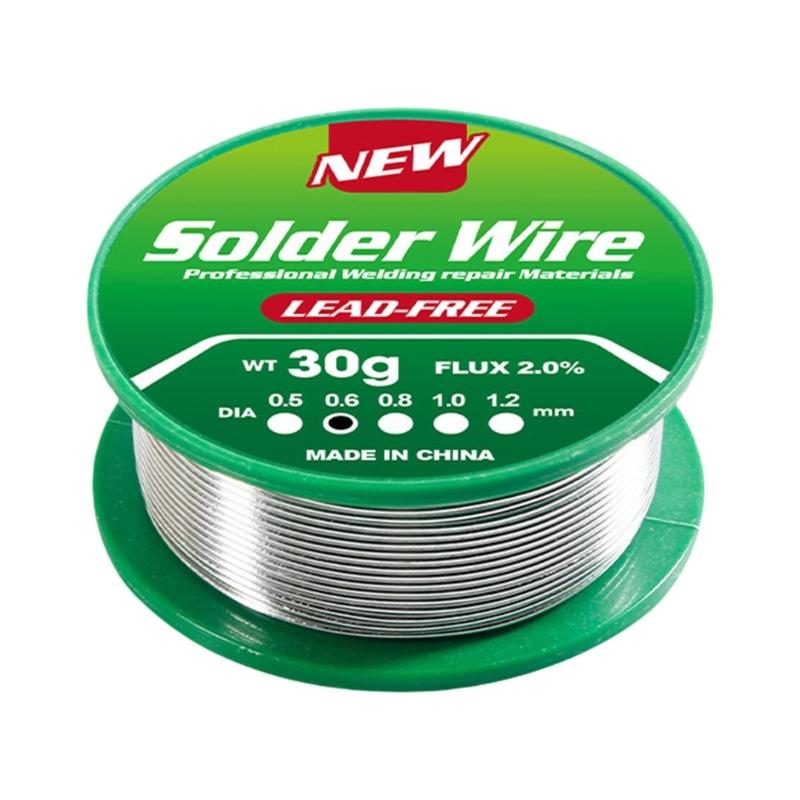 0.6mm/0.8mm/1mm Diameter Conductive Soldering Wire for Electronic Component Welding Model Making Appliance Maintenance