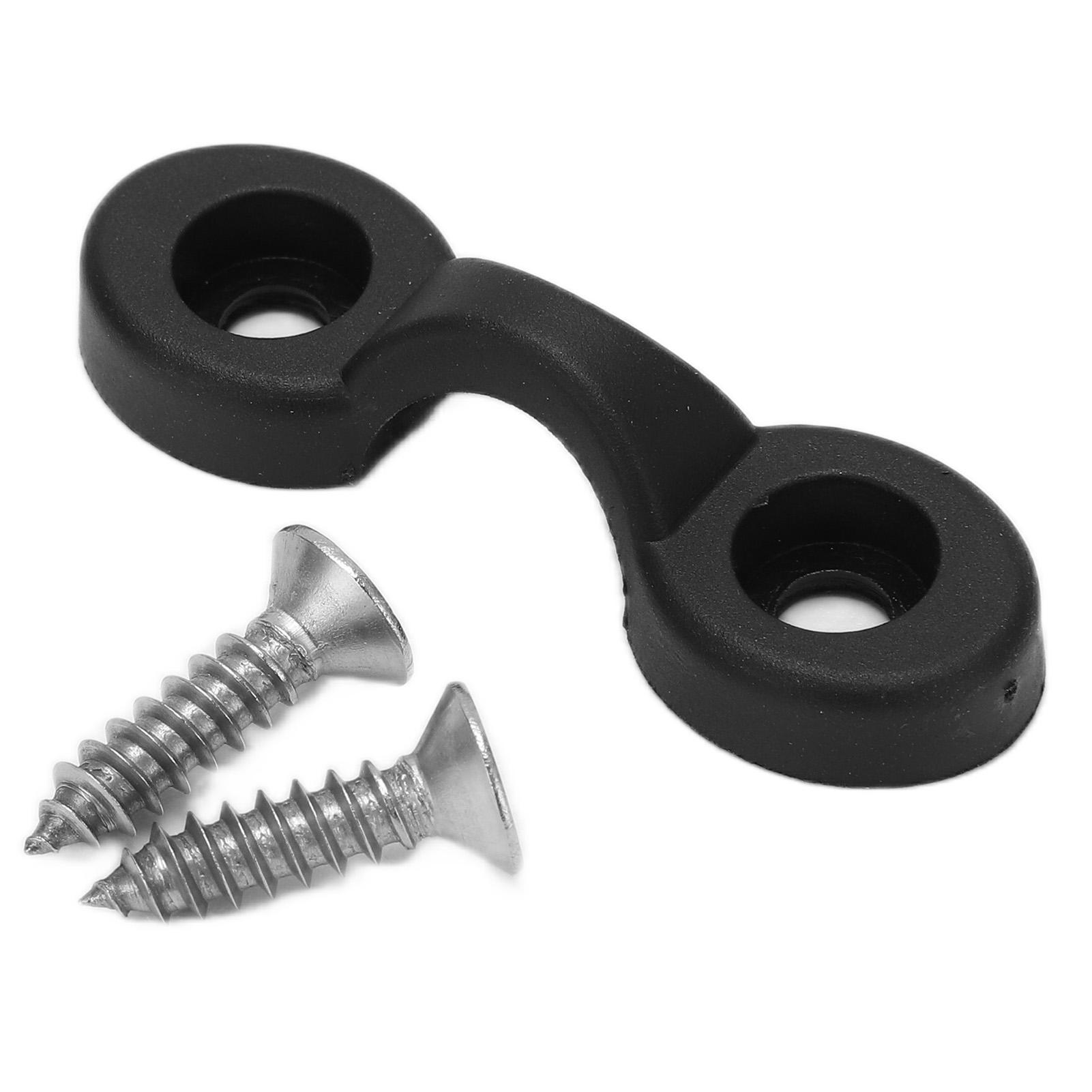

Deck Rope C Type Buckle Kayak Handle Buckle with Screw Set Kayak Pad Eye Deck Rigging Kit
