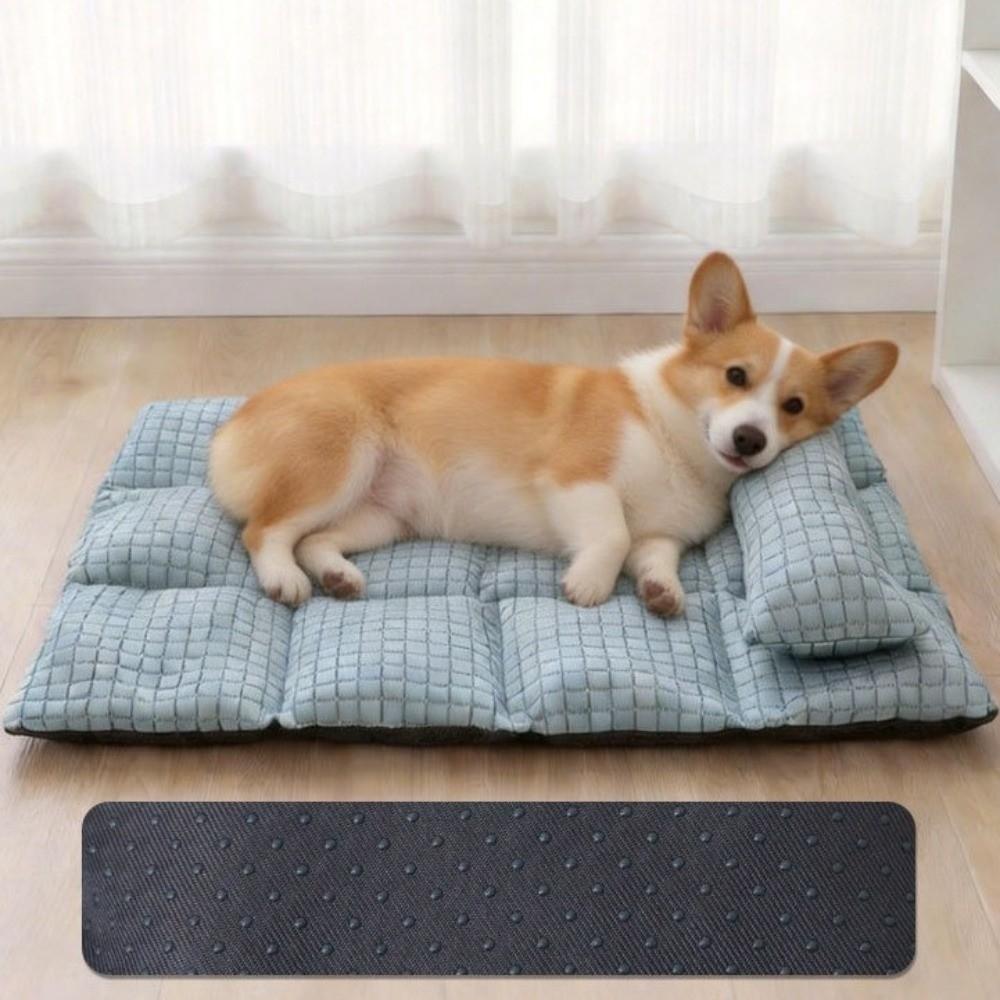 Folding Dog Sleeping Mat Breathable Pet Cool Bed Mat Universal Dog Cooling Mat  Indoor Use