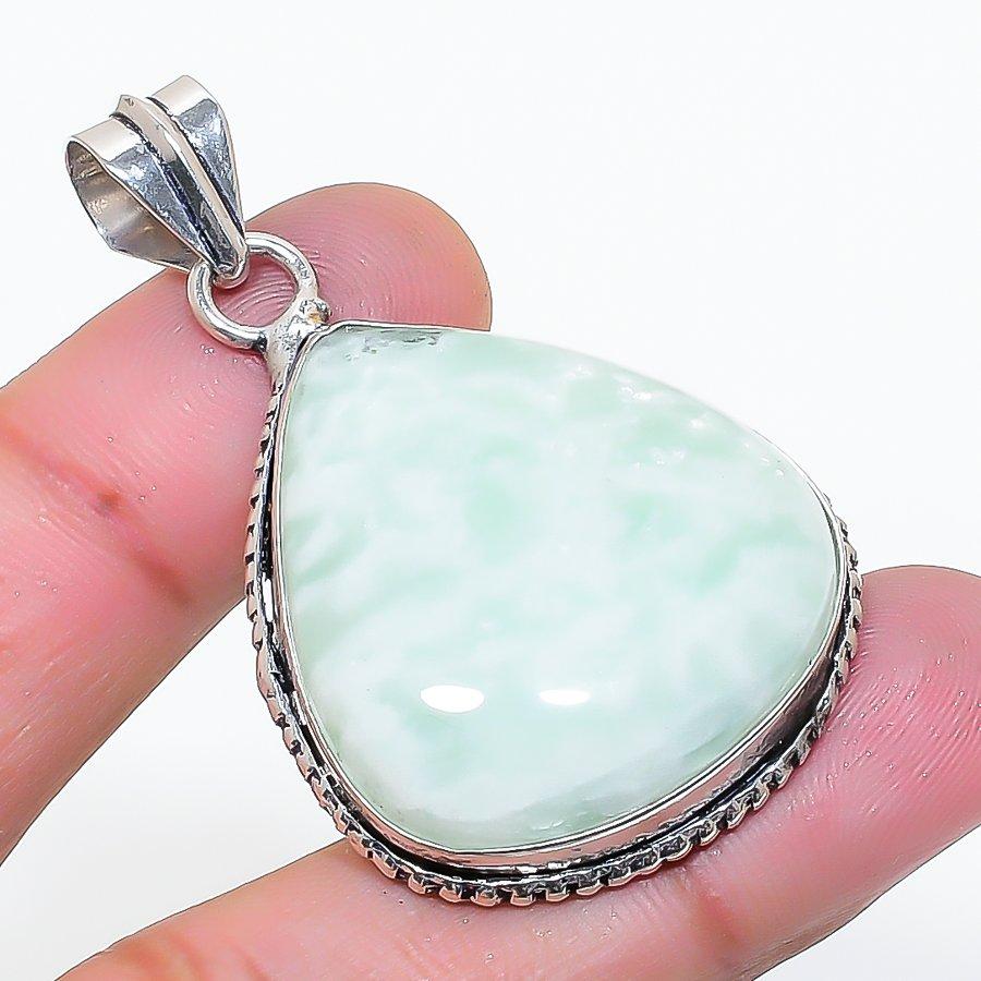Natural Hememorphite Gemstone Handmade 925 Sterling Silver Pendant 1.89  AP-15484
