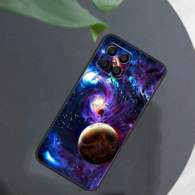Outer Space Planet Stars Moon For Honor Magic 8 7 6 Pro Case For Honor Win RT X9d X9c X9b X9a X8c X8b 50 70 90 200 400 Lite