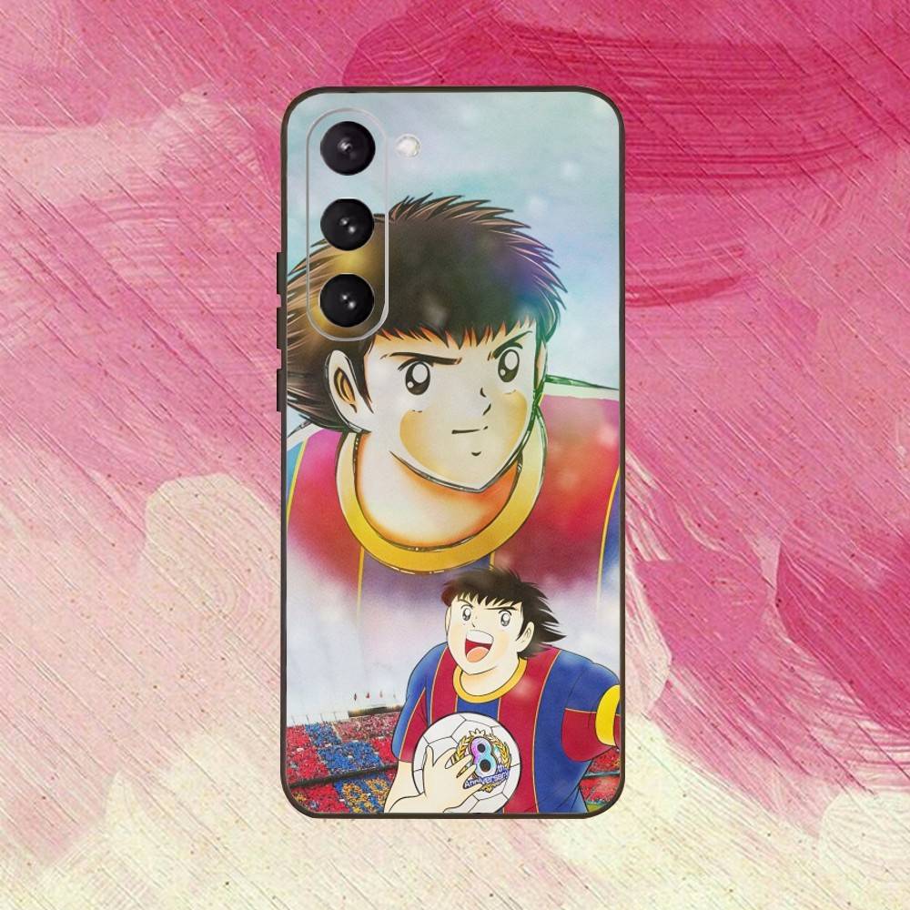 Comic C-Captain Tsubasas Phone Case For Samsung Galaxy A73,A72,A71,A70,A53,A52,A51,Others Soft Black Cover
