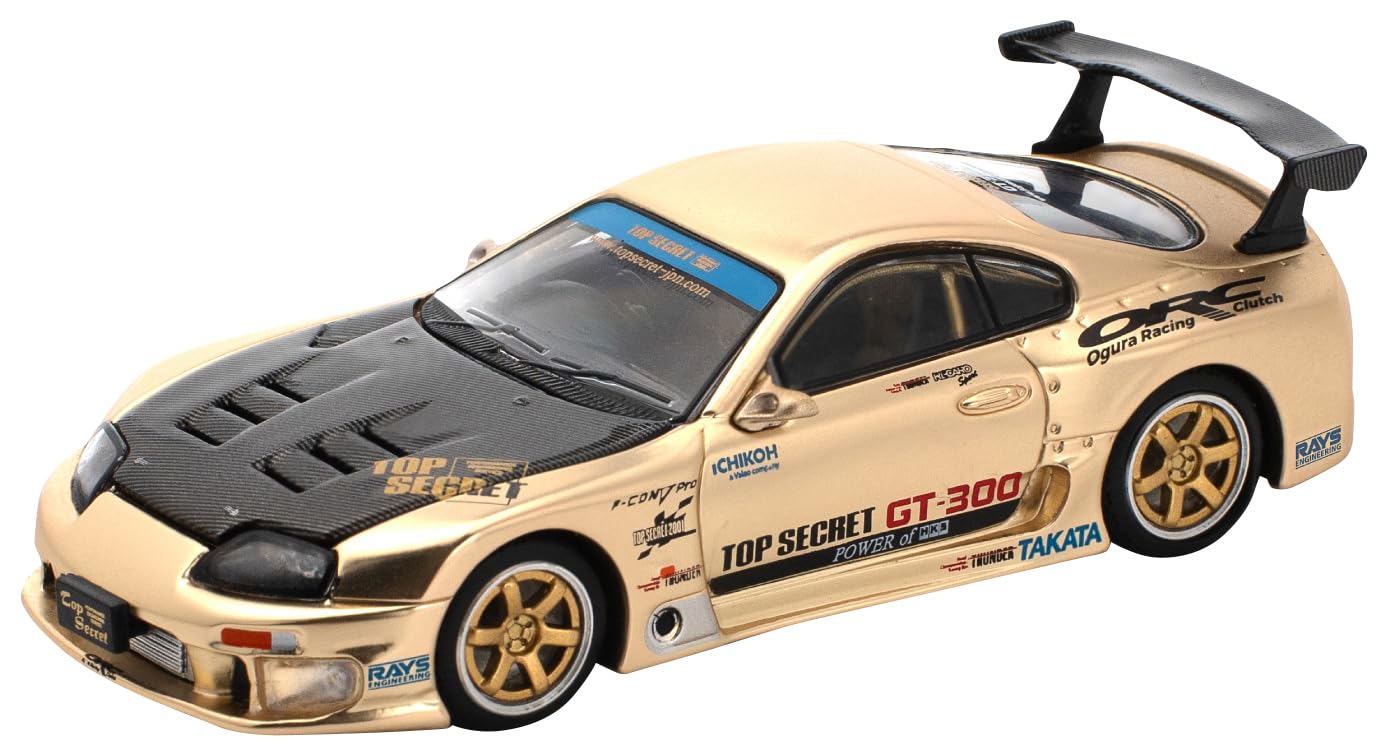 

Genesis Company POP RACE Scale Top Secret GT300 Supra Chrome Gold PR640277 1/64 - (Finished Model)