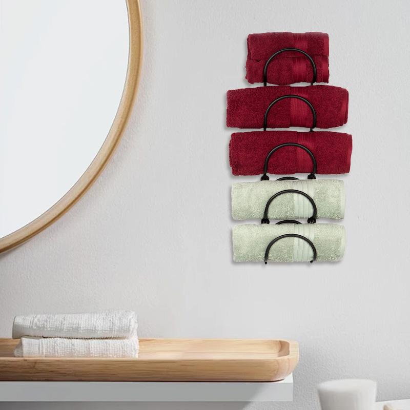 Nástěnný stojan na víno Multifunkční držák na ručníky v koupelně Držák na stojan na víno Žehlička na šampaňské víno Stojan na police Organizér