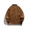 WANLEGETU Unisex Retro Suede Hunting Jacket J2625 - Spring/Autumn Workwear Style