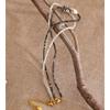 Yhpup Edelstahl Muschel Anhänger Halskette Handgefertigter Schmuck Weiß Grau Kristall Perlenkette Sommer Halsband Günstiger Schmuck